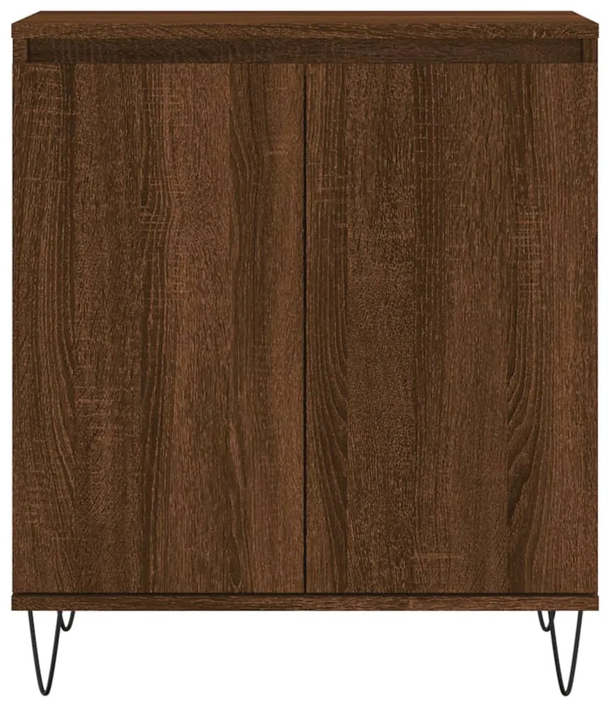 vidaXL Μπουφές Καφέ Δρυς 60x35x70 εκ. από Επεξεργασμένο Ξύλο