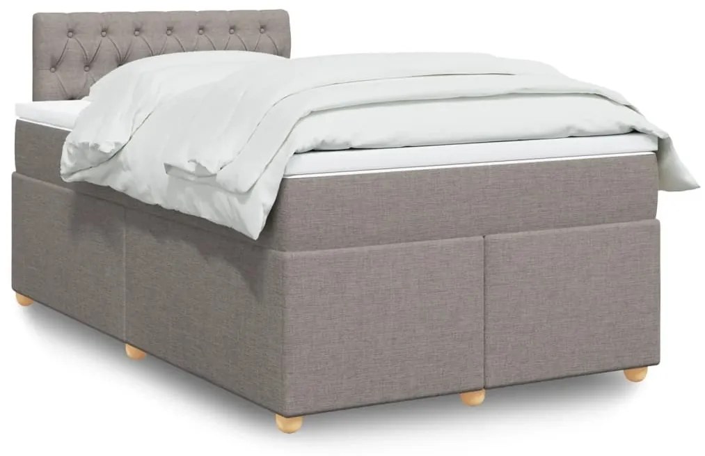 ΚΡΕΒΑΤΙ BOXSPRING ΜΕ ΣΤΡΩΜΑ TAUPE 120X200 ΕΚ. ΥΦΑΣΜΑΤΙΝΟ 3286658