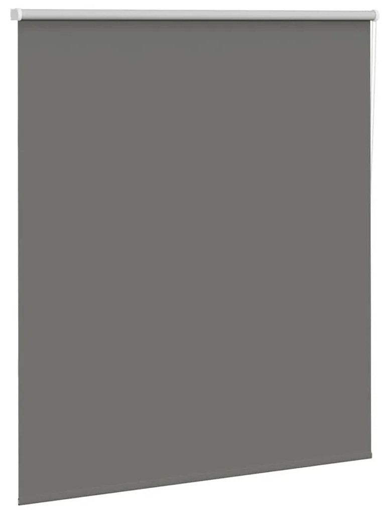 Roller Blind Blackout γκρί 130x175 cm Πλάτος υφάσματος 126,6cm - Γκρι