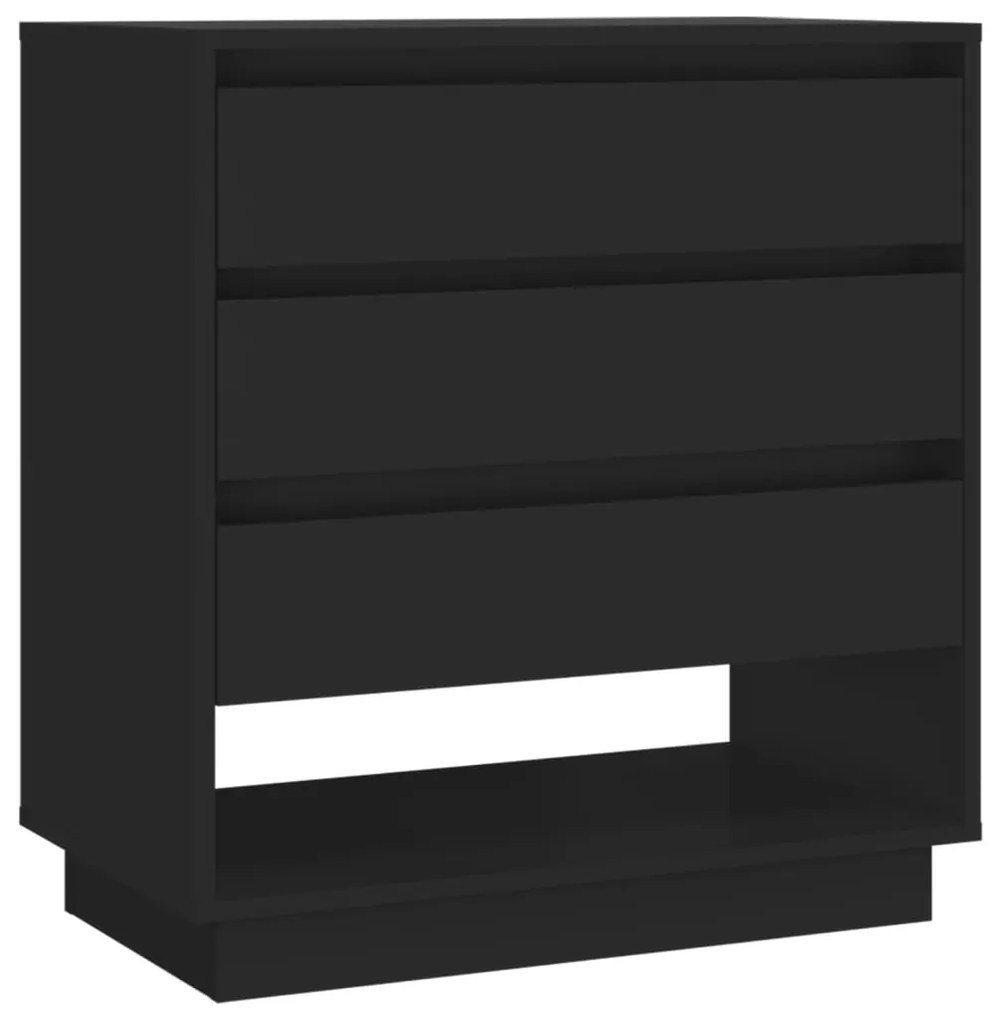 vidaXL Μπουφές Μαύρος 70 x 41 x 75 εκ. από Μοριοσανίδα