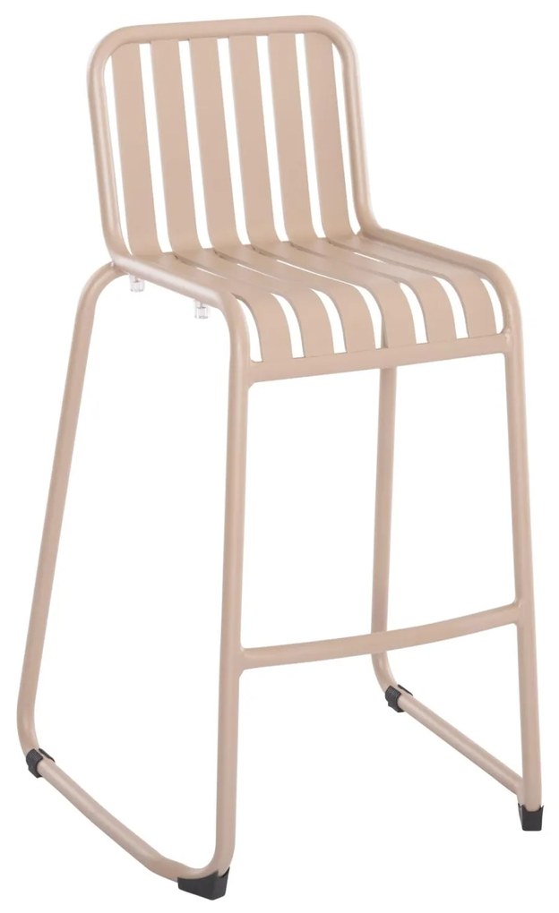 Σκαμπό Μπαρ RACHEL C6341.04 Σαμπανί Αλουμινίου 59,5x55x101Υεκ. 59.5x55x101 εκ.