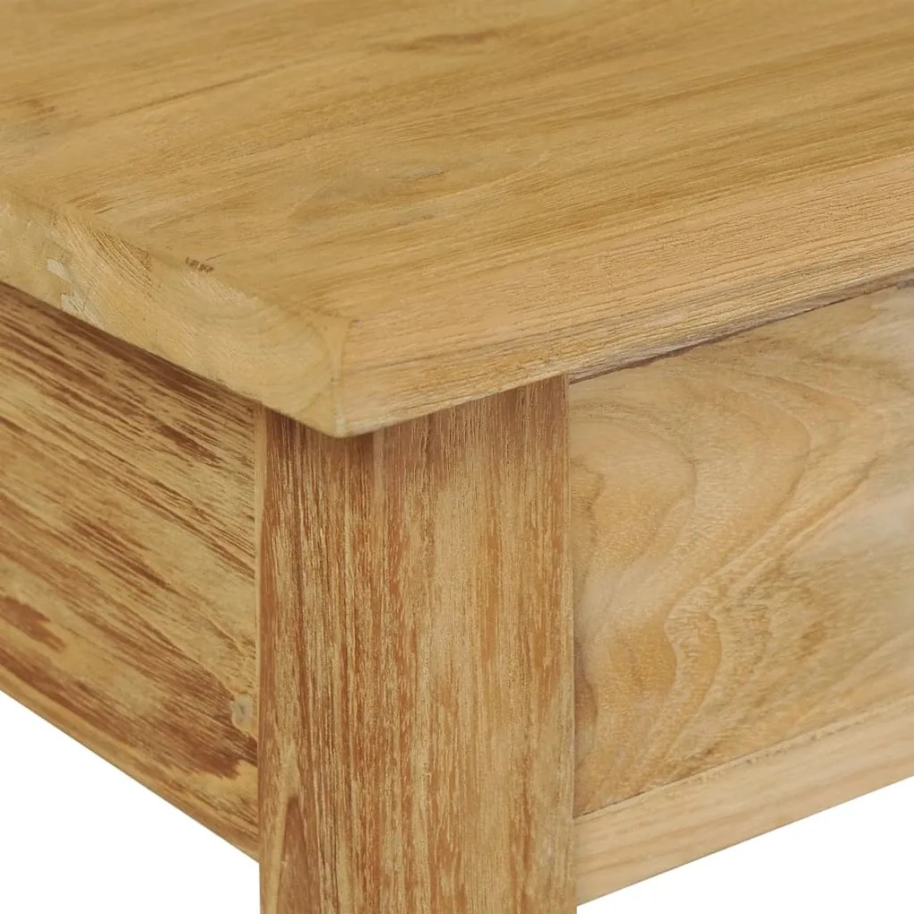 vidaXL Τραπέζι Κονσόλα 90 x 30 x 80 εκ. από Μασίφ Ξύλο Teak