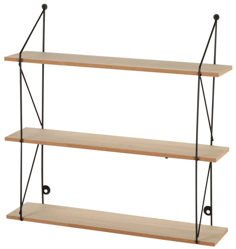 Ράφι παλτών Max Home Σίδερο Ξύλο MDF (4 Μονάδες)