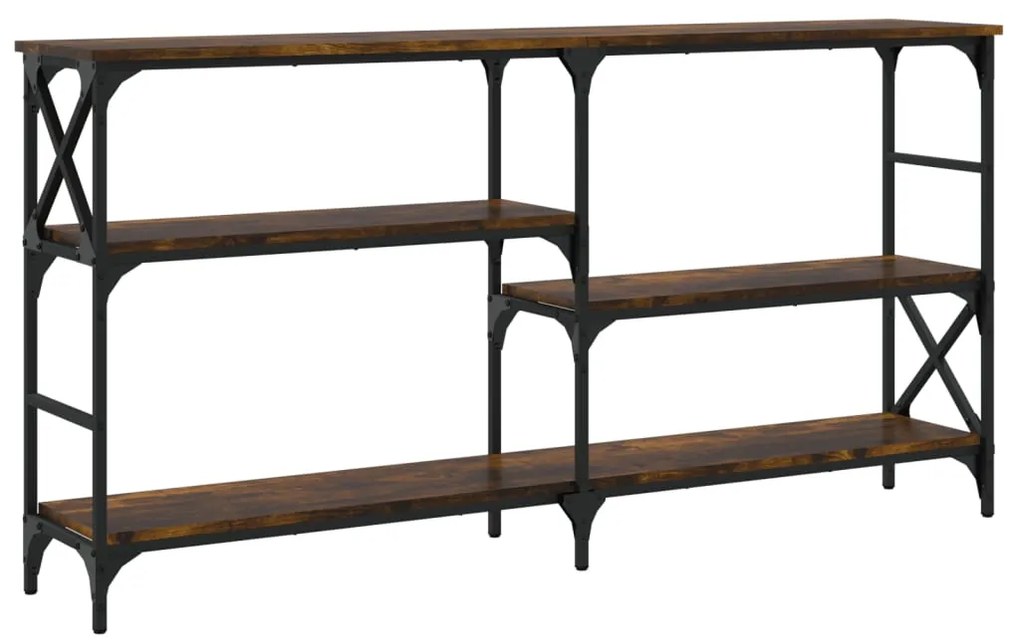 vidaXL Τραπέζι Κονσόλα Καπνιστή Δρυς 150 x 29 x 76,5 εκ. Επεξεργ. Ξύλο