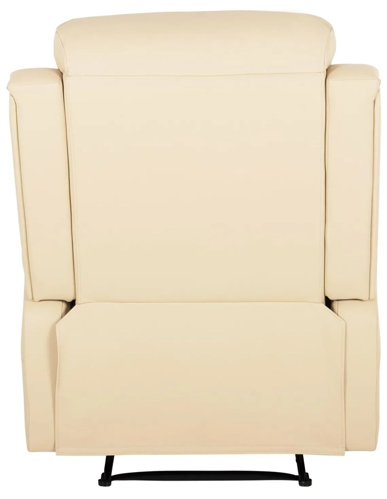 Πολυθρόνα HAPPER C9785.13 Μασάζ με Εκρού PU 76x94x102Υεκ. 76x94x102 εκ.