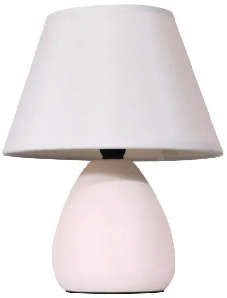 Επιτραπέζιο Φωτιστικό 1xE14 Κεραμικό Ύφασμα TLC 6005 Arlight -224053-Λευκό 0224053
