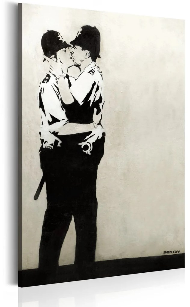 Πίνακας - Kissing Coppers by Banksy 60x90