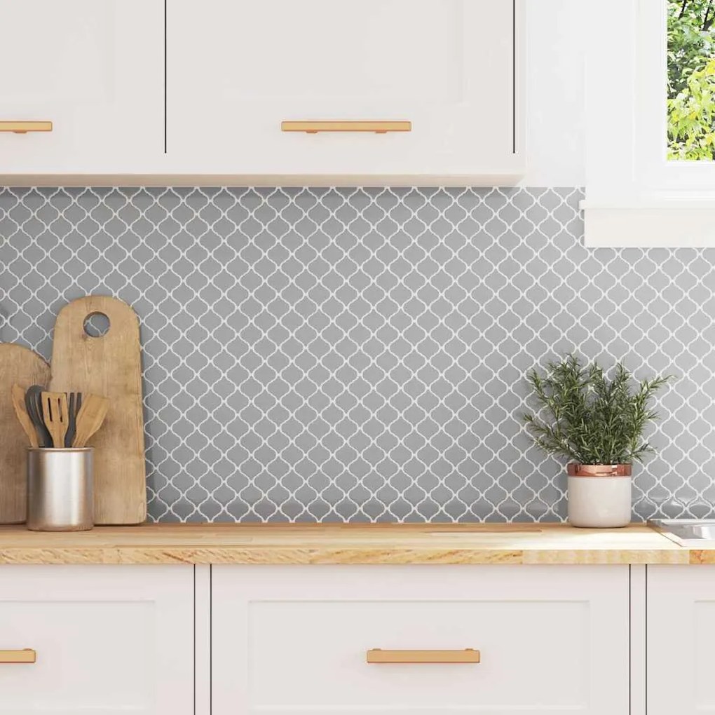 vidaXL Tile Λαμπτήρα 20 pcs Γκρι 27 x 27 εκ. Πολυουρεθάνη και PET