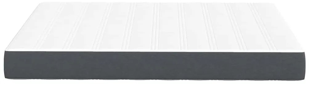 vidaXL Στρώμα Κρεβατιού με στρώμα Γκρι 140 x 200 cm ύφασμα