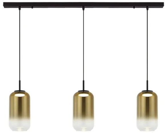 Κρεμαστό Φωτιστικό Οροφής 3xLED 12W IP20 3000K Μαύρο 23232 Zambelis-23232-Μαύρο 23232