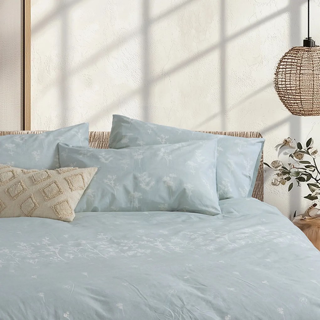 Μαξιλαροθήκη (52x72) Nef-Nef Homeware Smart Claris Blue