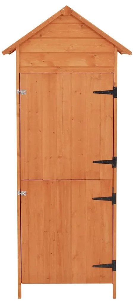 vidaXL Ντουλάπα Αποθήκευσης Εξωτερικού Χώρου Καφέ 42,5 x 64 x 190 εκ.