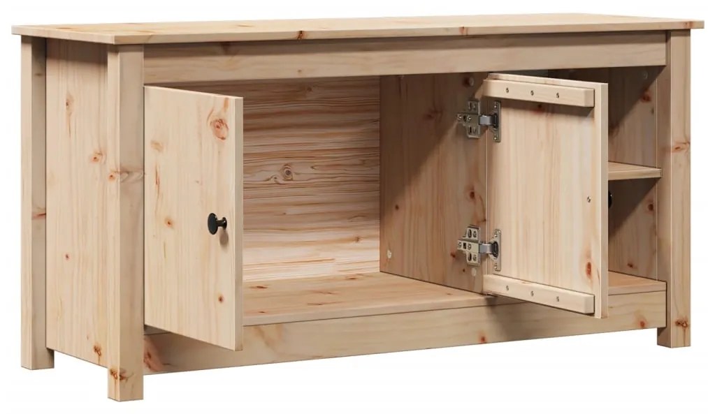 vidaXL Έπιπλο Τηλεόρασης 103 x 36,5 x 52 εκ. από Μασίφ Ξύλο Πεύκου