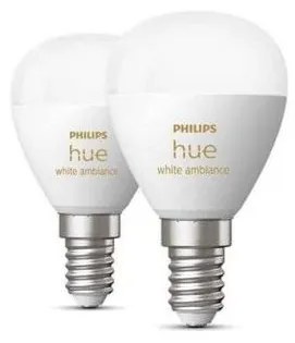 Έξυπνη Λάμπα Led 2xE14 5,1W Luster Hue WA Σετ 929003573702 Philips Hue 929003573702