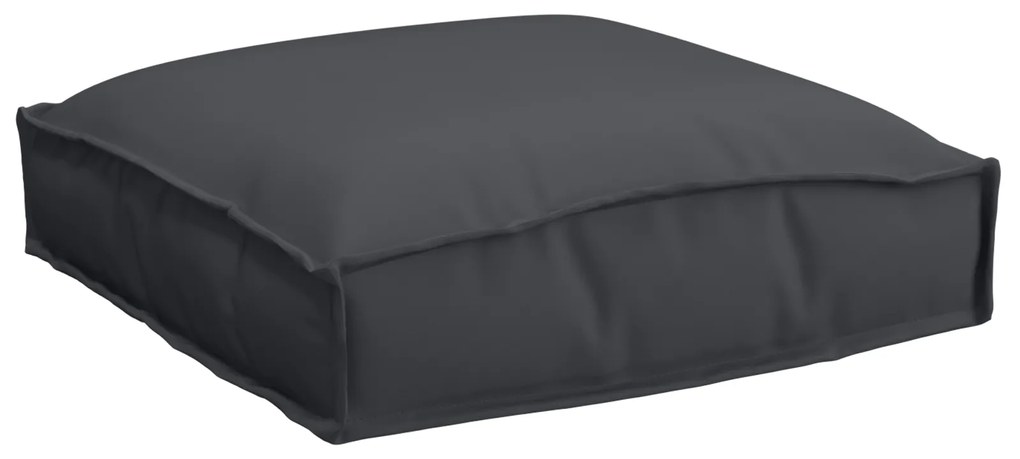 vidaXL Μαξιλάρι παλέτας για κάθισμα 2 pcs Μαύρο 40 x 40 x 8 εκ.
