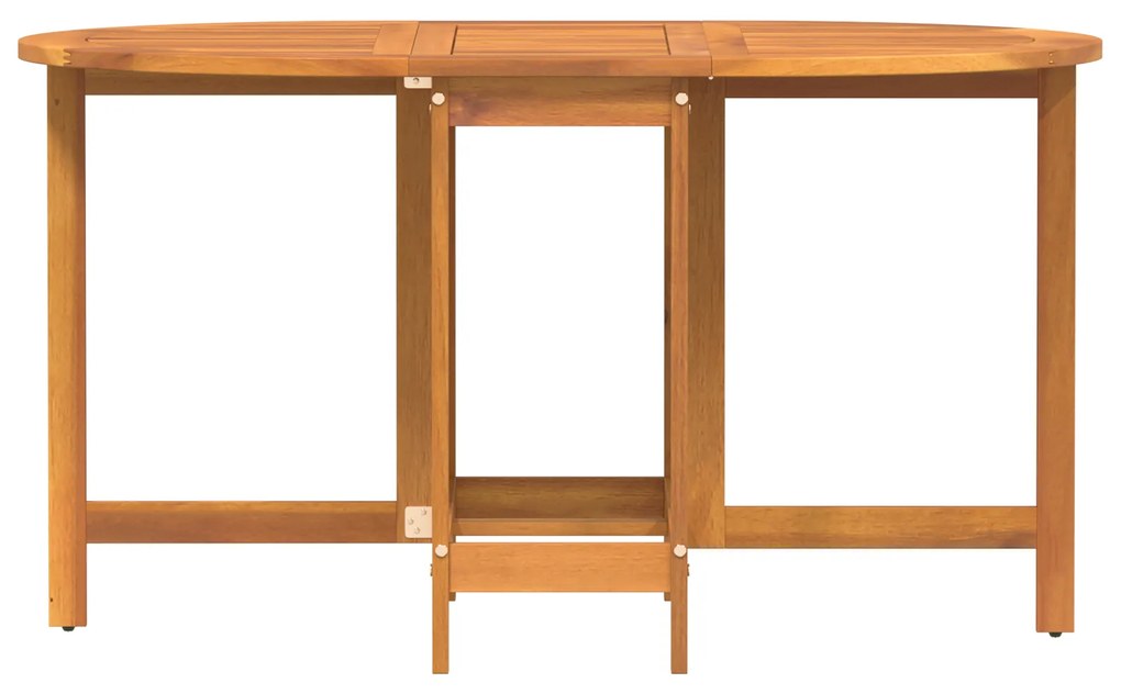 vidaXL Στρώμα Πτυσσόμενο Κήπου 110x60x72 εκ. από Μασίφ Ξύλο Ακακίας Ωοειδές