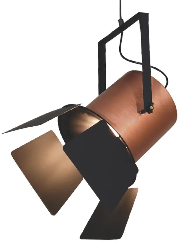 HL-3600-1XL ARLEN COPPER & BLACK PENDANT