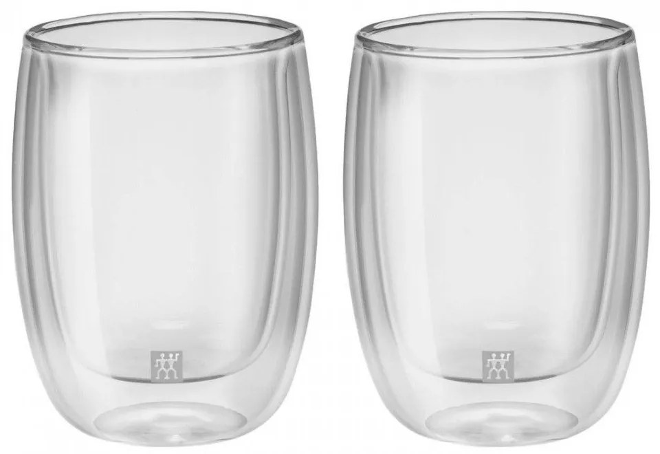 Ποτήρια Καφέ/Χυμού Double Wall (Σετ 2Τμχ) 39500-076 200ml Clear Zwilling Glass