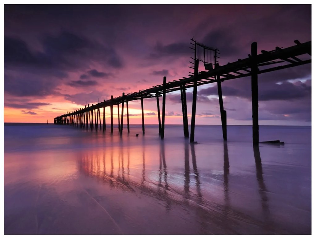 Φωτοταπετσαρία - Wooden pier 250x193