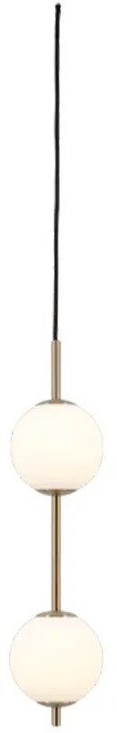 Φωτιστικό Οροφής Audrey 2 2255C2255-1 Φ12x50.1cm Led 830lm 18W 2700k Brass-Opal Umage