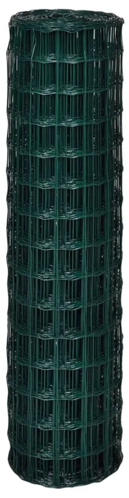 vidaXL Συρματόπλεγμα Σετ Πράσινο 10 x 1,5 μ. Ατσάλινο