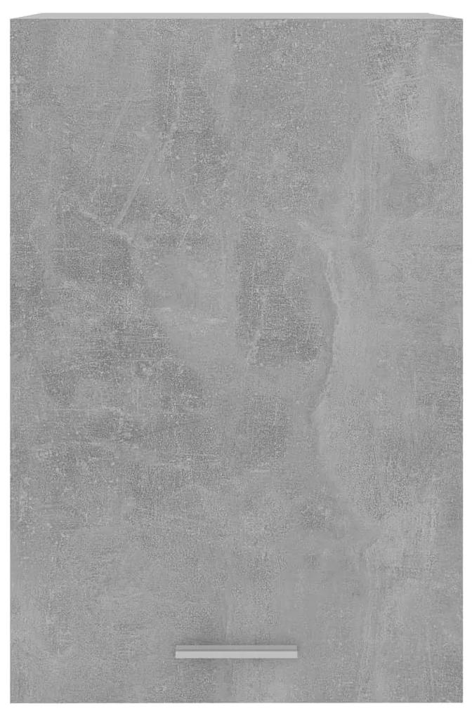 Ντουλάπι Κρεμαστό Γκρι Σκυροδέματος 39,5x31x60 εκ. Μοριοσανίδα - Γκρι