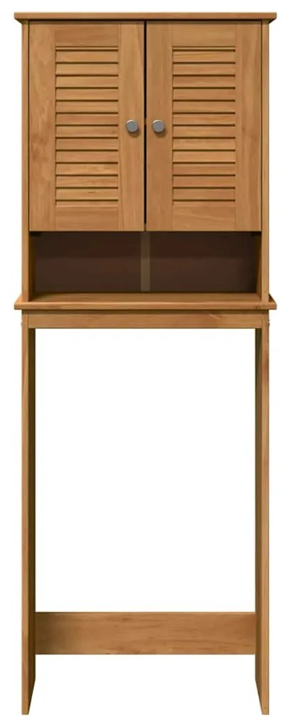 vidaXL Ντουλάπα τουαλέτας VIGO Καφέ και Μέλι Καφέ 60 x 27 x 161 εκ