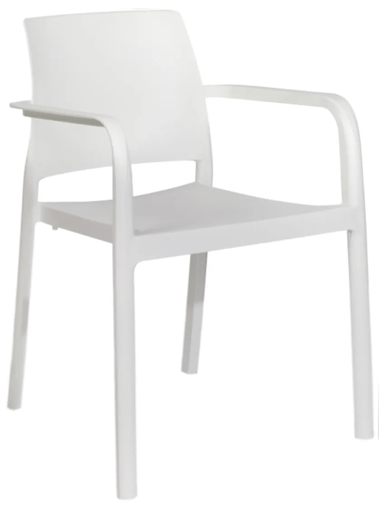 METAX-24 Πολυθρόνα Dock Λευκό*  56. x 56. x 80. metax-01-00-0465