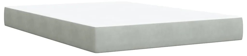 ΚΡΕΒΑΤΙ BOXSPRING ΜΕ ΣΤΡΩΜΑ ΑΝΟΙΧΤΟ ΓΚΡΙ 140X190 ΕΚ. ΒΕΛΟΥΔΙΝΟ 3288618