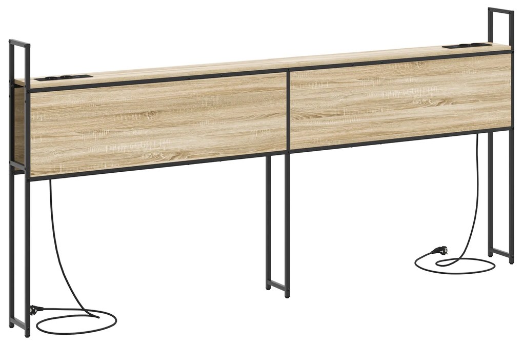 vidaXL Κεφαλάρι Αποθήκης Sonoma Δρυς 180 cm Επεξεργασμένο ξύλο