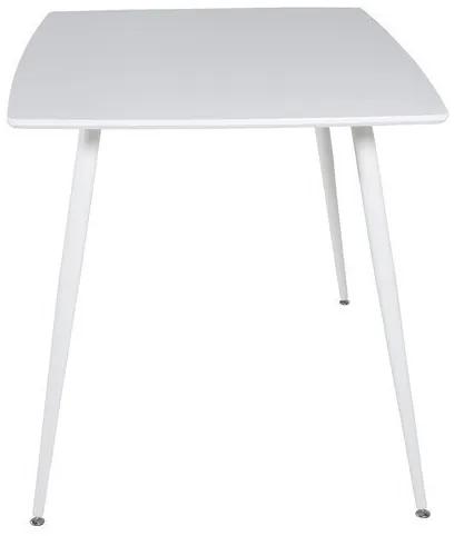 Τραπέζι Dallas 4306, Άσπρο, 75x80x120cm, 20 kg, Ινοσανίδες μέσης πυκνότητας, Μέταλλο | Epipla1.gr