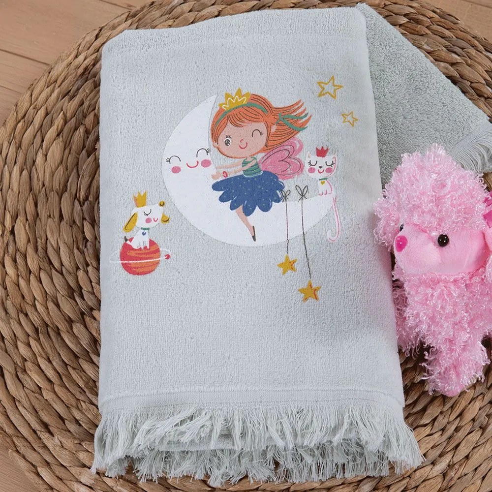 Πετσέτες Παιδικές Sweet Dreams (Σετ 2τμχ) Mint Nef-Nef Homeware Towels Set 70x140cm 100% Βαμβάκι