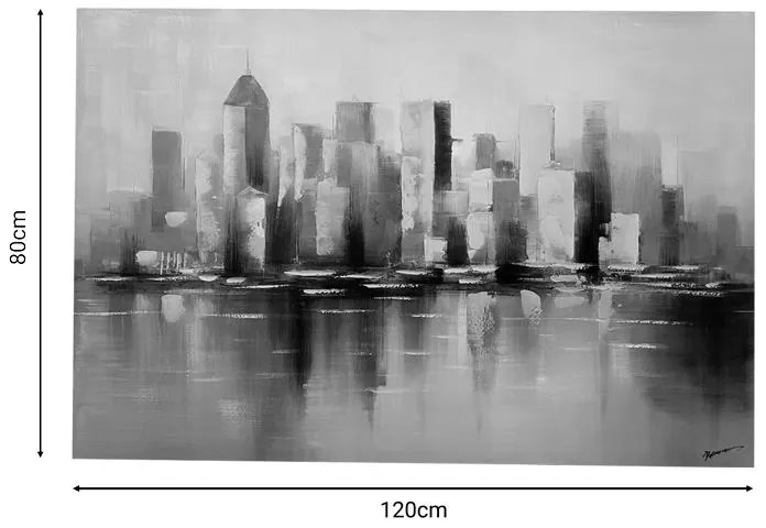 Πίνακας σε καμβά Scenery Inart 80x3x120εκ 120x3x80 εκ.