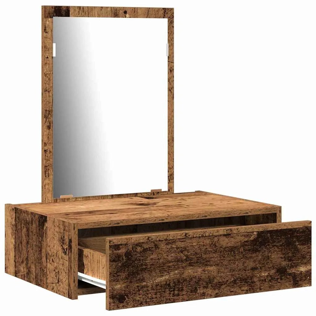 vidaXL Τραπέζι περιποίησης Καφέ 60 x 40 x 70 εκ. Επεξεργασμένο ξύλο