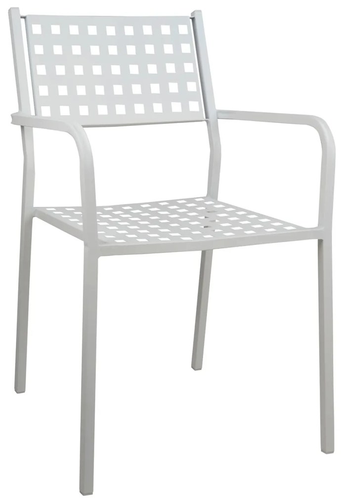 Καρέκλα - Πολυθρόνα ZETA C5031.02 Μεταλλική Λευκή 54x51x84 εκ. 54x51x84 εκ.