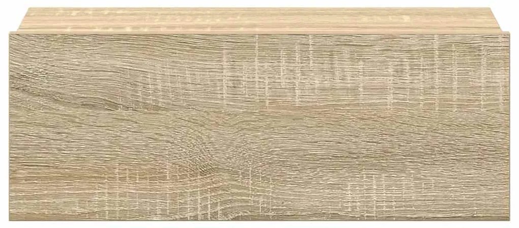 vidaXL Κομοδίνο Κρεμαστό Sonoma Δρυς 40x30x15 εκ. από Επεξ. Ξύλο
