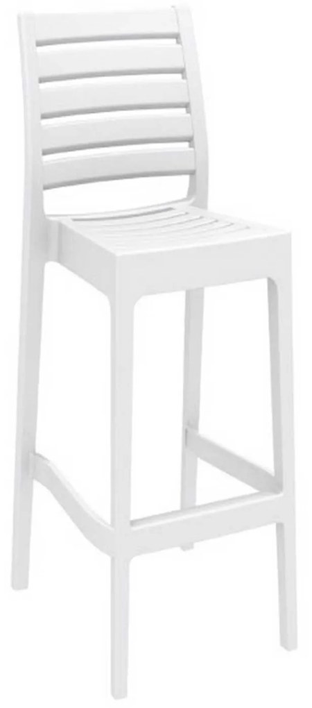 Σκαμπό Μπαρ Ares White 20-0344 45Χ51Χ108cm Siesta Polypropylene