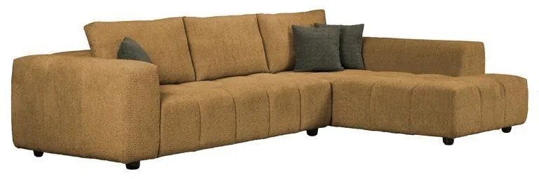 Γωνιακός Καναπές Orion Fylliana Δεξιά Γωνία Ώχρα 300x200x70 εκ. 300x200x70 εκ.