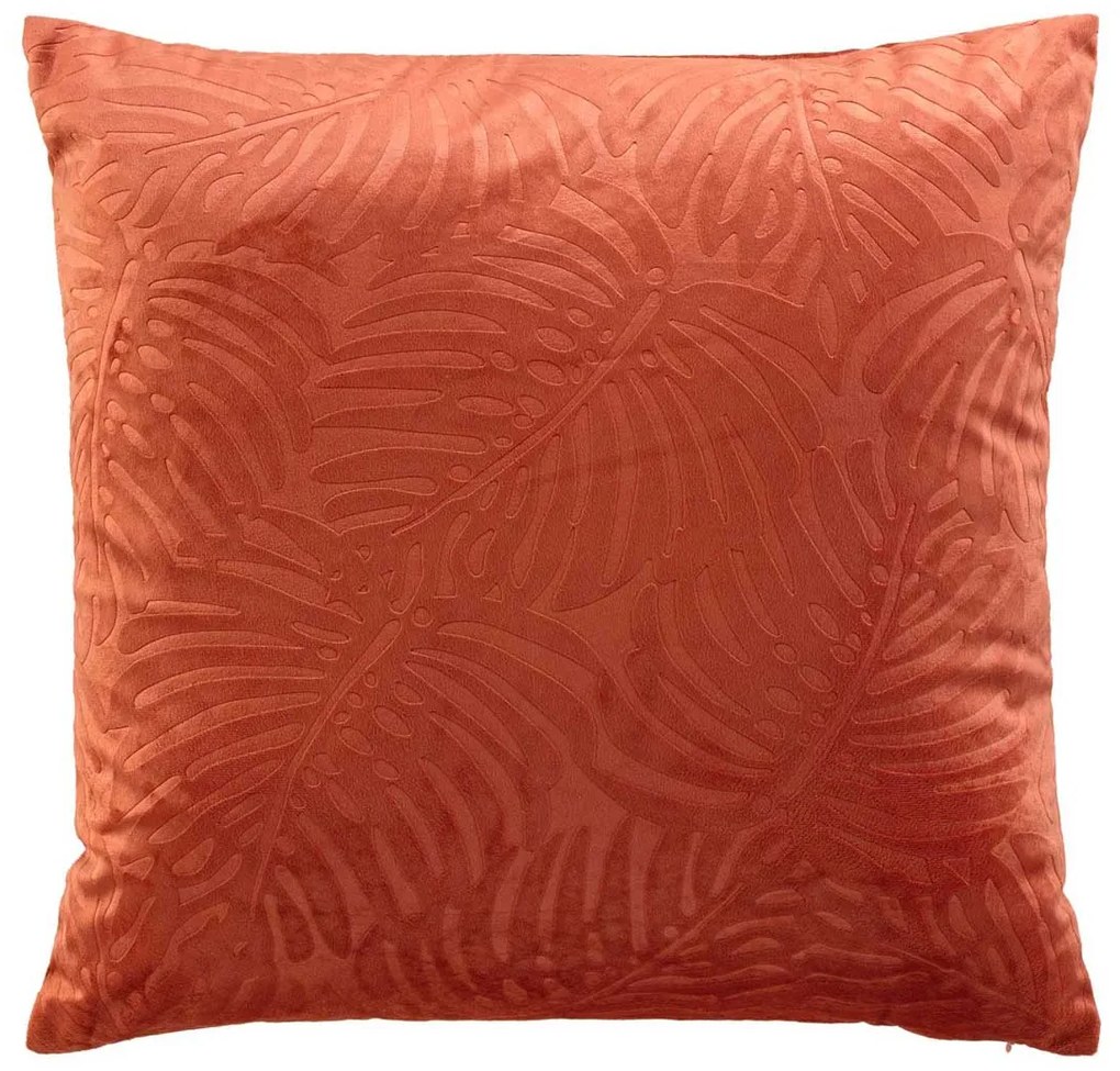 Βελουτέ Διακοσμητικό Μαξιλάρι (50x50) L-C Analia Terracotta 1611518
