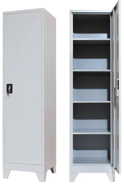 Ντουλάπα KOYA Μεταλλική Ανοιχτό Γκρί 50x45x190 εκ. 50x45x190 εκ.