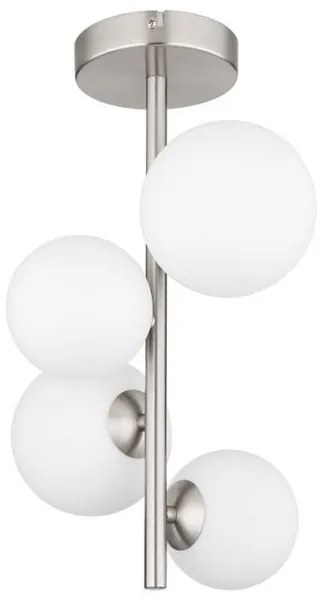 Κρεμαστό Φωτιστικό Οροφής 4xG9 LED 3,5W Νίκελ Riha 56140-4D Globo Lighting-56140-4D-Νίκελ Ματ 56140-4D