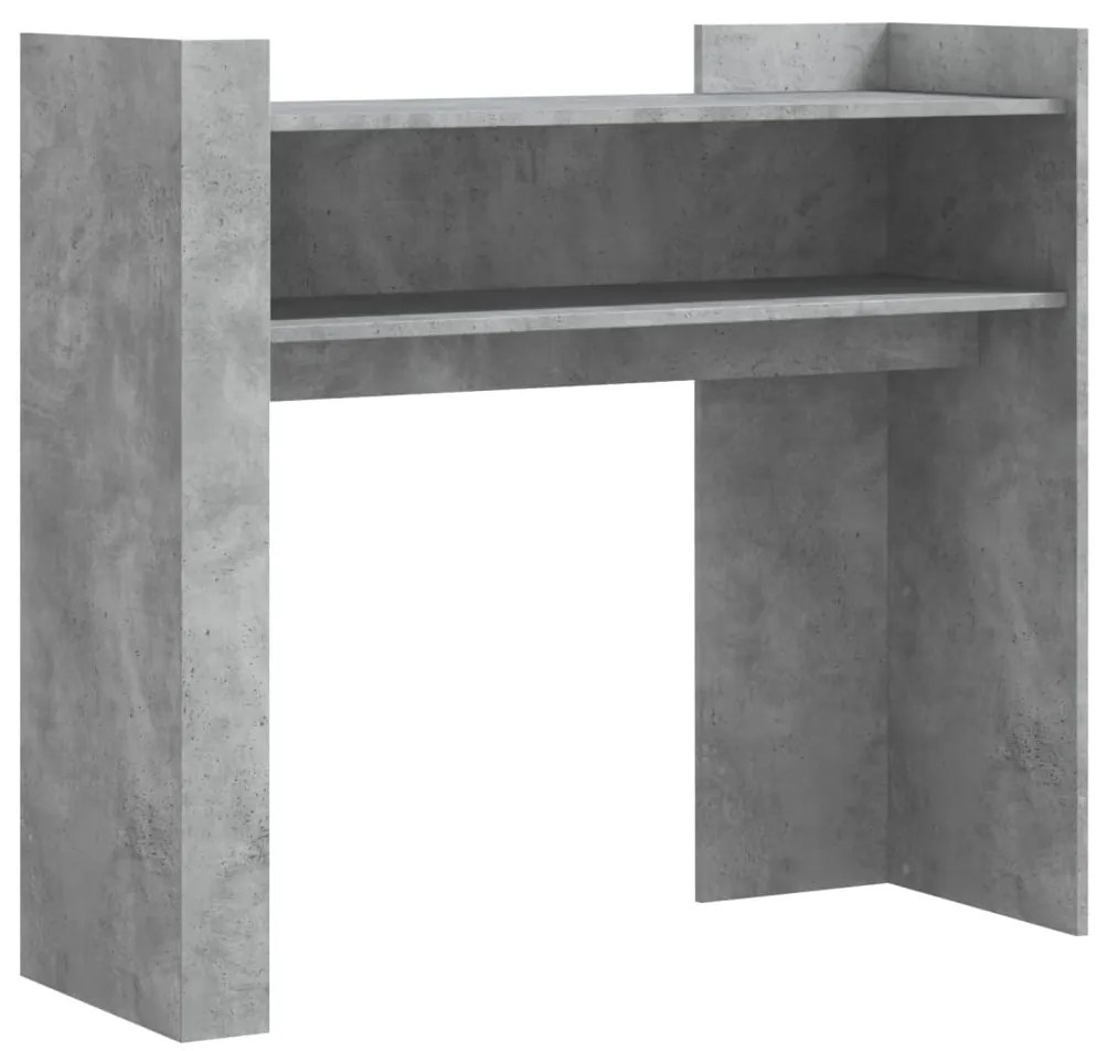 vidaXL Τραπεζάκι Κονσόλα Γκρι Σκυρ. 100x35x90 εκ. από Επεξ. Ξύλο