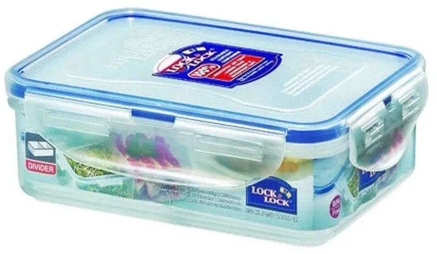 Δοχείο Φαγητού HPL815C 18x12,8x5,2cm 550ml Clear-Blue Lock&Lock Πολυπροπυλένιο