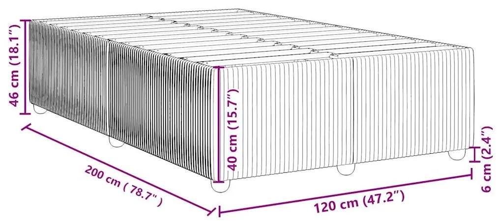 ΣΚΕΛΕΤΟΣ ΚΡΕΒΑΤΙΟΥ ΧΩΡΙΣ ΣΤΡΩΜΑ ΚΡΕΜ 120X200 ΕΚ. ΥΦΑΣΜΑΤΙΝΟ 3284933