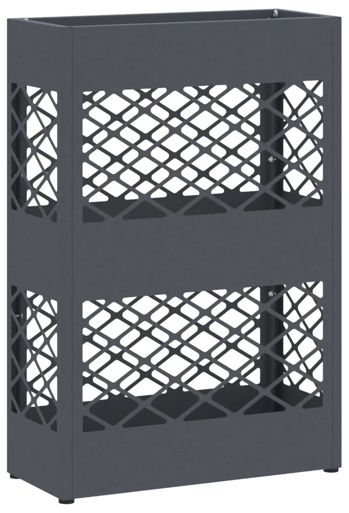 vidaXL Βάση Ομπρέλας Ανθρακί - 28x12x41 εκ Ατσάλι