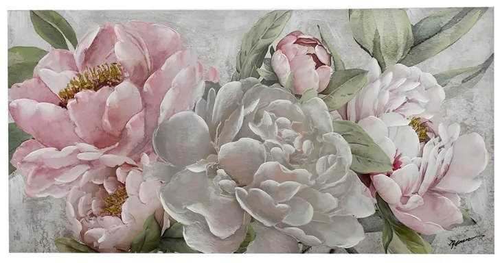 Πίνακας σε καμβά Kattie I Inart 120x3x60εκ
