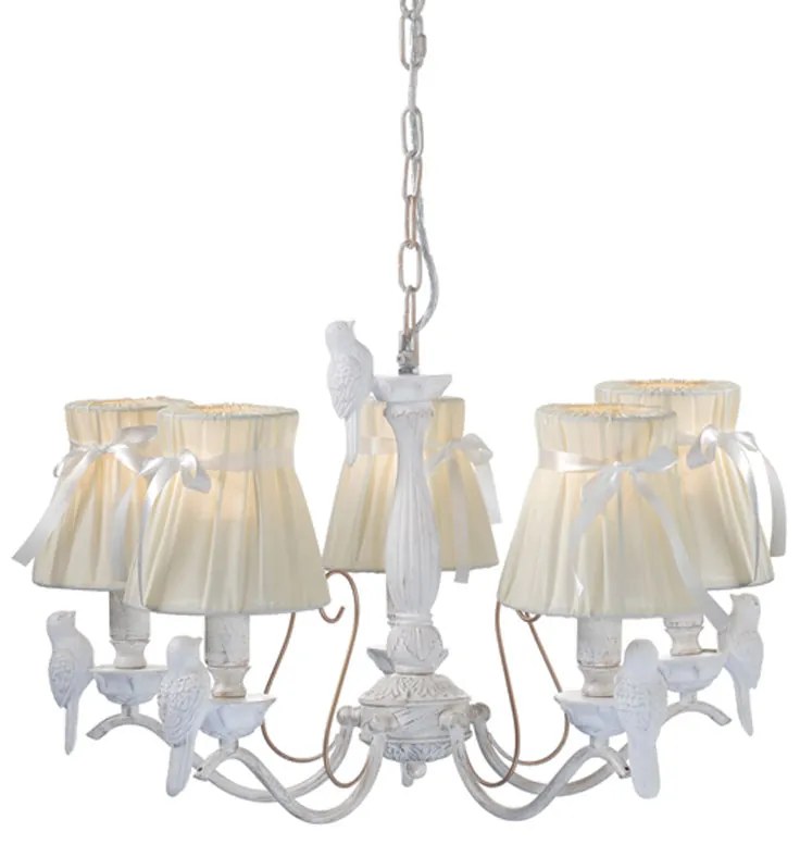 Φωτιστικό Οροφής Πολύφωτο Aca Ekavi EG166085PW White Gold