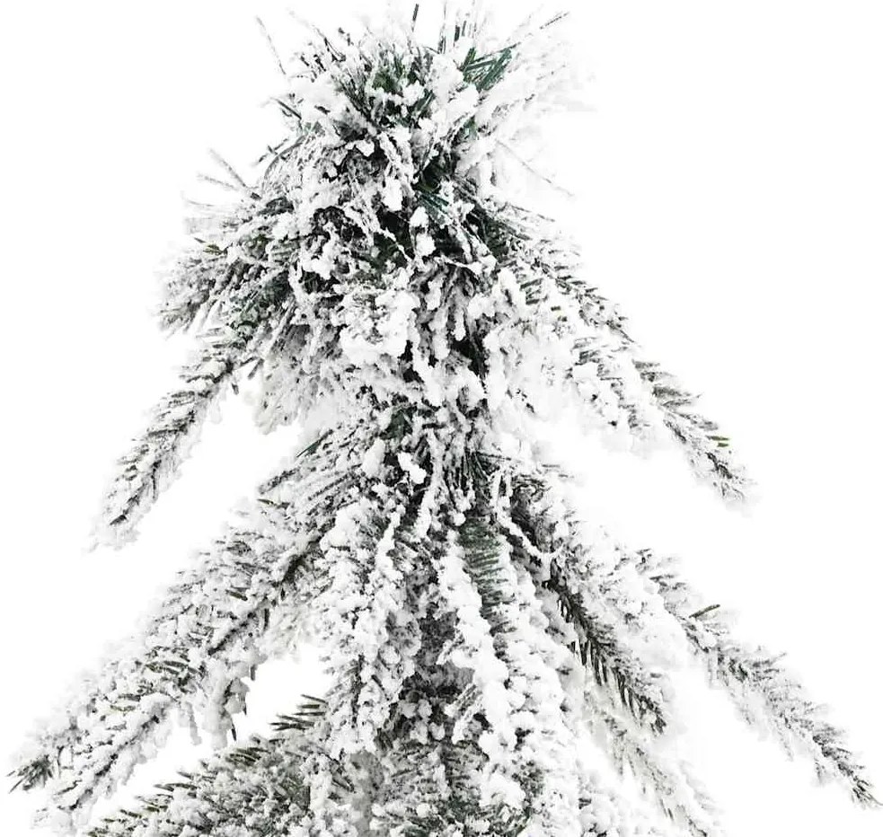 vidaXL Τεχνητό Χριστουγεννιάτικο Δέντρο Λευκό 86 x 86 x 210 εκ.