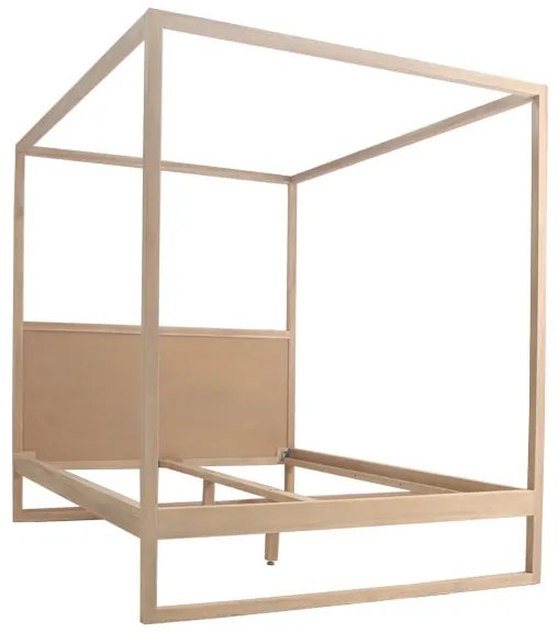 Κρεβάτι με ουρανό ξύλο BOXED