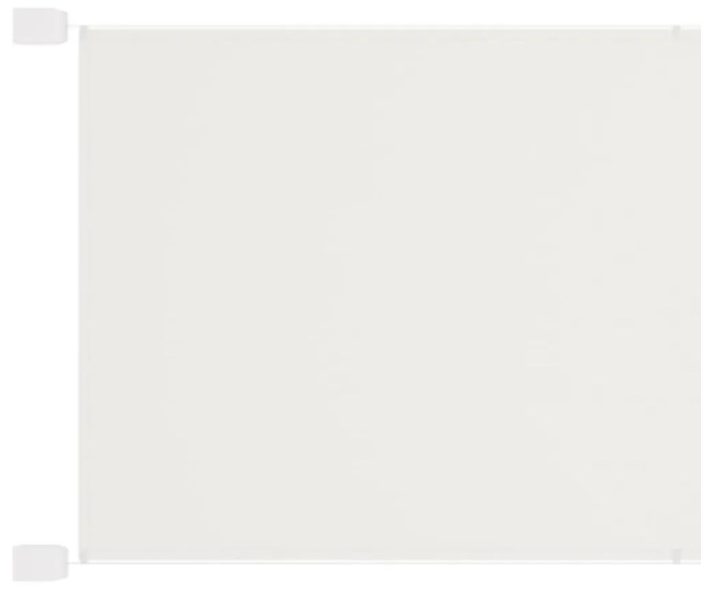 vidaXL Τέντα Κάθετη Λευκή 180 x 600 εκ. από Ύφασμα Oxford